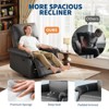 Swivel Rocking Nursery Manual Recliner Chair Rocker Recliner Glider Deep Seat PU Leather Sofa Chair with High Backrest - 4 of 4