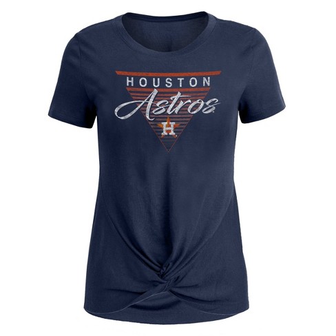 Mlb Houston Astros Women's Bi-blend Heather T-shirt : Target