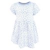 Touched by Nature Infant and Toddler Girls Organic Cotton Short-Sleeve Dresses, Flower Market - 4 of 4