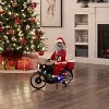 Mr. Christmas Animated LED Motorcycling Santa Musical Christmas Decoration - 3 of 4