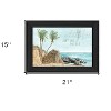 HomeRoots WILD AND FREE JUST LIKE THE SEA Black Framed Print Wall Art - 3 of 4