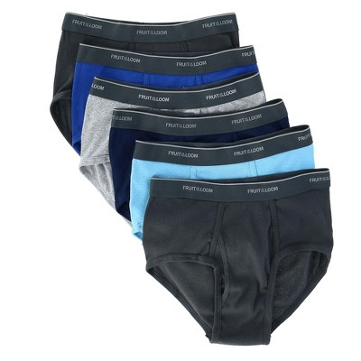 Fruit Of The Loom Men's Fashion Pattern Briefs Underwear ( 6 Pack) : Target