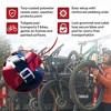 Yakima GateKeeper Full Size Truck Bed Medium Trunk Tailgate Bicycle Rack Pad with Soft Felt Backing, Cradles, and Buckles for 5 Bikes, Cascade Blue - 3 of 4