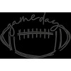Embroidered Football Gameday - Womens Lightweight Garment Dyed Sweatshirt - 2 of 3