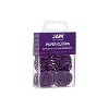 JAM Paper Colored Circular Paper Clips Round Paperclips Purple 2 Packs of 50 2187137B - 2 of 4