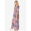 Dreams & Co. Plus Size Long T-Shirt Lounger - 4 of 4