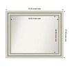 Amanti Art Sophia Non-Beveled Framed Bathroom Vanity Wall Mirror - 3 of 4