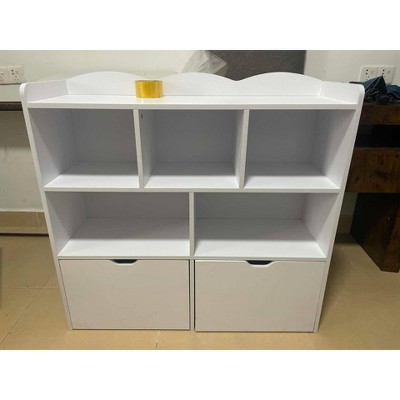Toy storage rack, large toy rack, cottage style toy storage rack for children's room