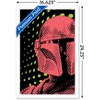 Trends International Star Wars: The Mandalorian: Grogu Street - Mando Framed Wall Poster Prints - 3 of 4