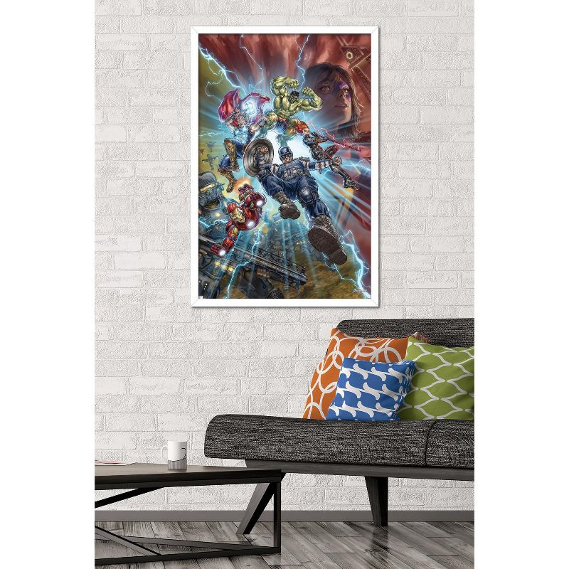 Trends International Marvel's Avengers - Battle Framed Wall Poster Prints, 2 of 7
