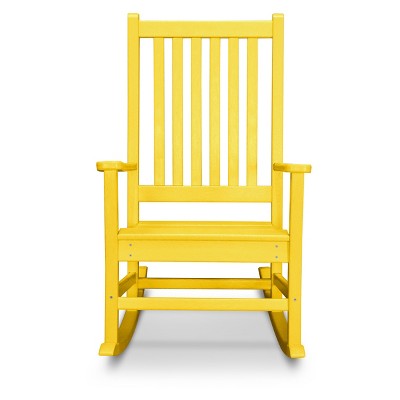 Polywood St. Croix Rocking Chair Lemon Target