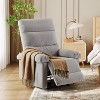 Manual Fabric Recliner Chair for Adults with Side Pocket, Adjustable Single Sofa, Ergonomic Back Support, for Bedroom or Living Room - 2 of 4