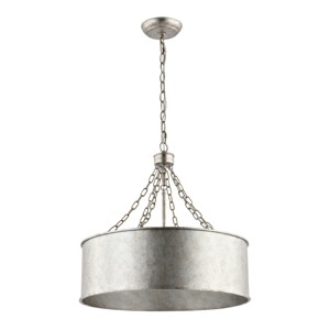Adison 3 Light 19" Chandelier - CHA4019 - Antique Silver - Safavieh - 1 of 4