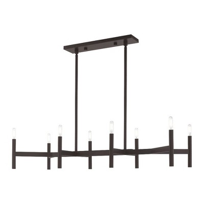 Livex Lighting Copenhagen 8 - Light Chandelier in  Bronze