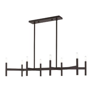 Livex Lighting Copenhagen 8 - Light Chandelier in  Bronze - 1 of 4