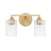 Capital Lighting Milan 2 - Light Vanity in  Capital Gold - 2 of 2
