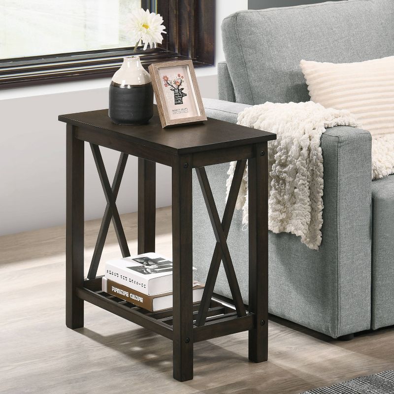 24/7 Shop At Home Pluff 1 Shelf Side Table  , 2 of 4