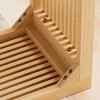 Kumasinova 1-Seat Solid Wood Entryway Bench, Grille-Inspired Design End of Bed Bench, Versatile Ottoman Foot Rest for Living Room & Bedroom - 4 of 4