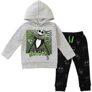 Disney Nightmare Before Christmas Jack Fleece Hoodie & Pants - 1 of 4