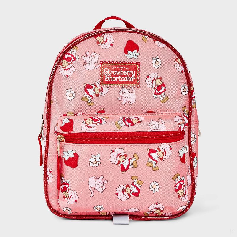 Toddler Girls' Strawberry Shortcake Backpack - Pink/Red