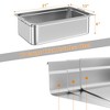 COZONY 6-Pack Stainless Steel Hotel Pans with Lids, Commercial Grade Food Storage Containers Catering Trays for Buffet Service and Kitchen Use - 2 of 4