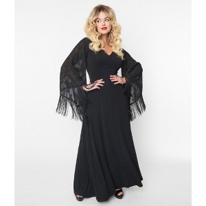 Smak Parlour Fringe Sleeve Stevie Maxi Dress - 1 of 3