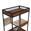Kumasinova 48"H Cat Tower with Litter Box Enclosure,All-in-One Kitten Tree with Pet Scratching Post & Top Perch,Versatile Pet Supplies,Brown - 4 of 4