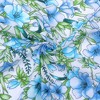 INSPIRE CHIC Women's Floral Printed Blended Cotton Small Square Neck Scarves 21.7x21.7" 1Pc - 4 of 4