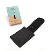 Memoi Women's Love Luna 5-Layer Reusable Snap-On Super Pad Black One Size - 4 of 4