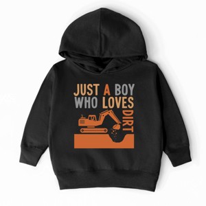 The Juniper Shop Just A Boy Who Loves Dirt Toddler Hoodie - 1 of 4