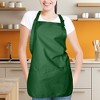 Dalix Waist Aprons Commercial Restaurant Home Bib Spun Poly Cotton Kitchen (3 Pockets) - 4 of 4