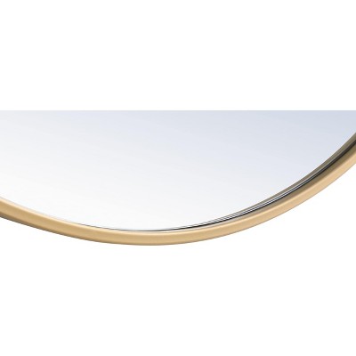 Contemporary Round Silver Wood Vanity Mirror 36"