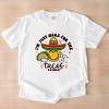 S.W.Smiley Here For The Tacos Smiley - Womens Garment Dyed Tee - 2 of 3
