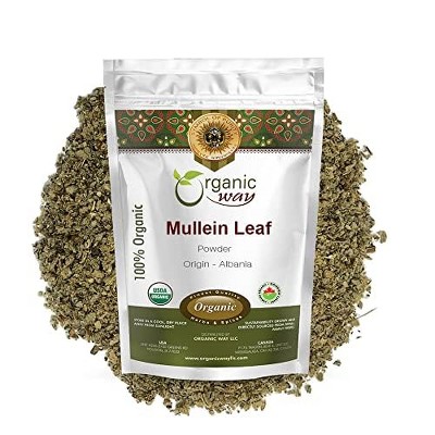 Organic Way Mullein Leaf Powder  2 Oz