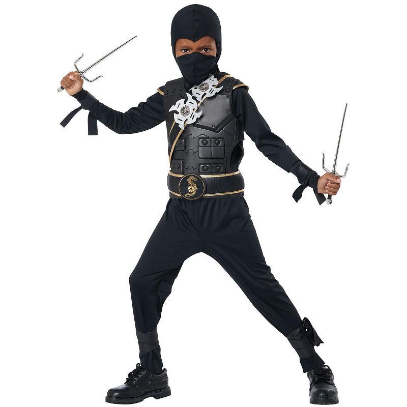 California Costumes Elite Ninja Boys' Costume, 1 of 4
