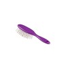 Bass Pet Brushes Style & Detangle Pet Brush with 100% Premium Alloy Pin High Polish Acrylic Handle Small Oval - 4 of 4