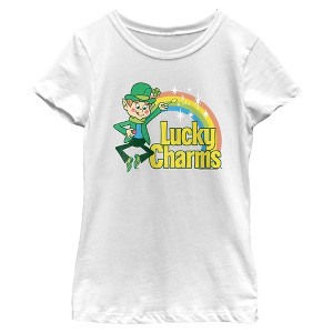 Girl's Lucky Charms Chibi Rainbow T-Shirt - 1 of 4