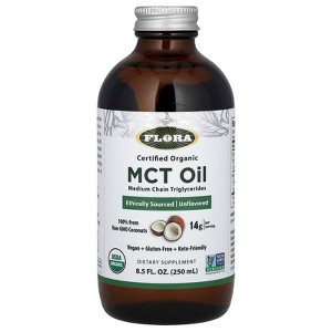 Flora Certified Organic MCT Oil, 8.5 fl oz (250 ml) - 1 of 2