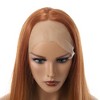 Unique Bargains Women Long Straight Hair Lace Front Wigs with Wig Cap 24" 1PC - 4 of 4