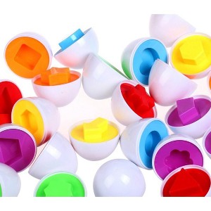 Educational Matching Shape And Color Eggs Game - 1 of 4
