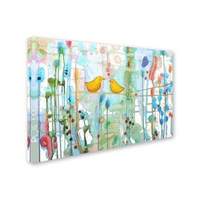 Sylvie Demers 'Dans Chaque Coeur' Canvas Art