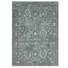 Washable Vintage Printed Rug Non Slip Low Pile Rug Soft Throw Floor Cover Foldable Indoor Carpet for Living Room Bedroom Playroom Nursery - 4 of 4