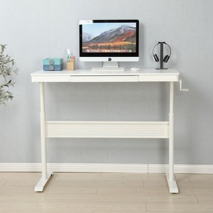 Modern Standing Desk With Storage Desks That Go Up And Down,Home Office Desk Study Table Furniture-The Pop Home - 1 of 4