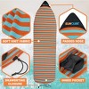 SUN CUBE Surfboard Sock Cover, Protective Surf Bag for Surfing Board, Light Stretchy Surfbag Sleeve Longboard Hybrid Shortboard - 2 of 4