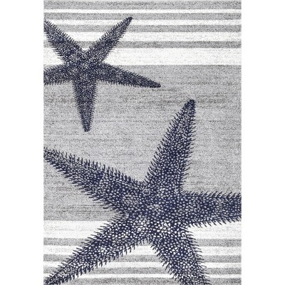 Nuloom Thomas Paul Starfish and Striped Indoor Area Rug