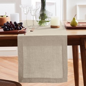 Solino Home Linen Table Runner | Sonoma - 1 of 4
