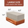 Impresa Extra Large Fabric Pumice with Wooden Handle for Sweater Care - Lint Remover Stone, Sweater Pilling Removal Brick - 4 of 4