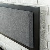 Korey Platform Metal Bed Frame with Upholstered Headboard Black - Zinus - image 4 of 4