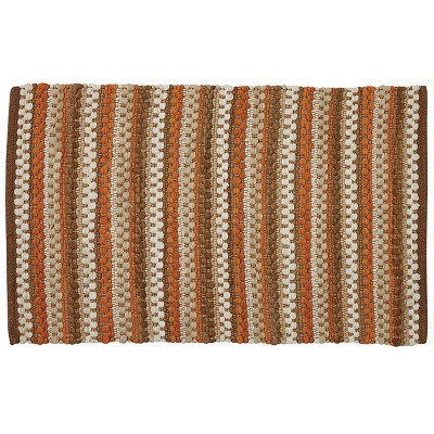 Park Designs Pumpkin Seed Chindi Rug 2x3 : Target