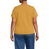 Lands' End Women's Short Sleeve Lightweight Jersey Gathered Shoulder T-Shirt - 2 of 4
